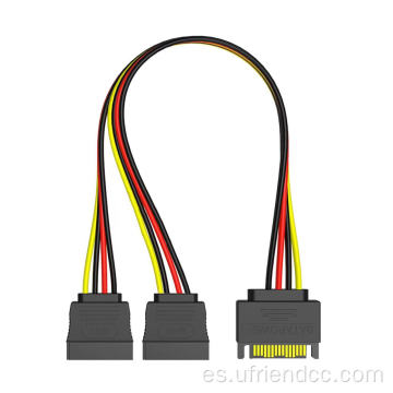 SATA Male a femenino Power SSD/HDD Splitter Conector